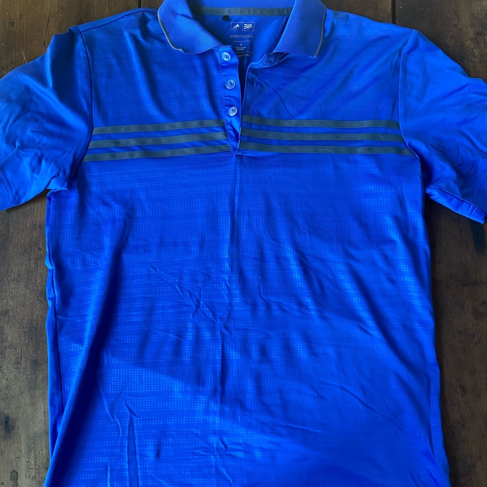 adidas Vibrant Blue Polo Shirt